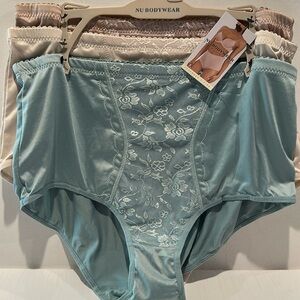 NWT Nu Bodywear (3) Piece Shaper Panties all day wear for all sizes and shapes.
